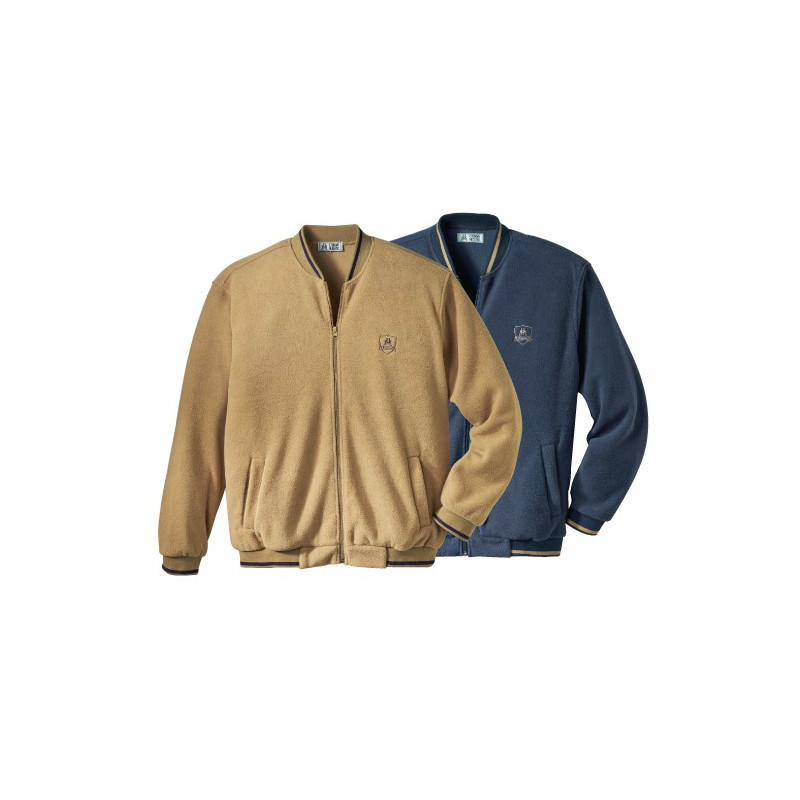 Blousons teddy polaire - les 2