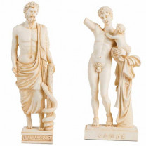 Les 2 statuettes Dieux Grecs