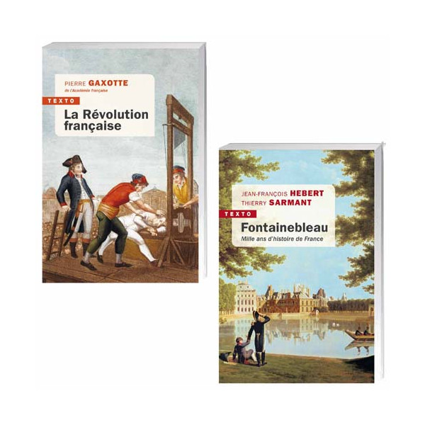 Lot de 2 ouvrages : La Révolution française + Fontainebleau, mille ans d’histoire de France