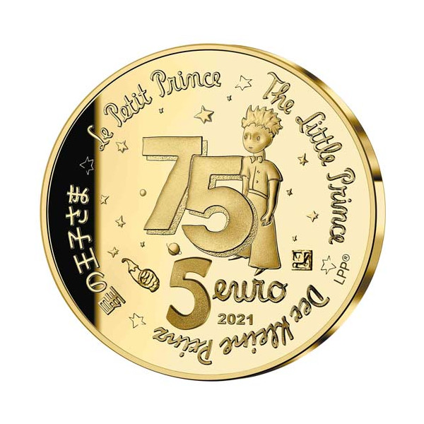 La 5 Euro Or France BE 2021 - “Le Petit Prince”