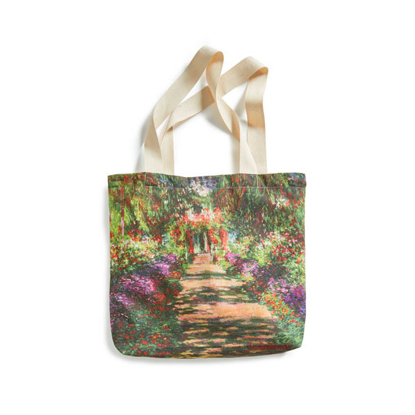 Sac shopping Monet : "L'allée dans le jardin" BlanClarence®