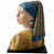 La jeune fille à la perle de Johannes Vermeer