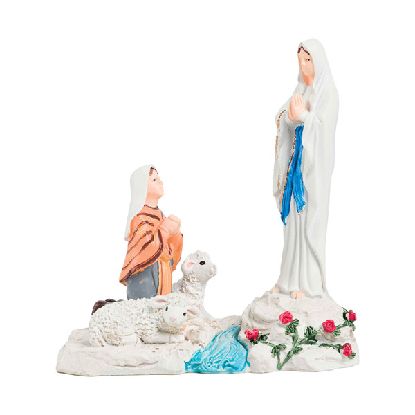 La Vierge de Lourdes avec Bernadette