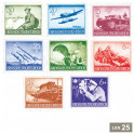 Les 25 timbres IIIe Reich 1943 et 1944
