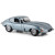 La Jaguar type E coupé 1961 bleue