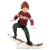 La figurine sport d'hiver "Le snowboarder"