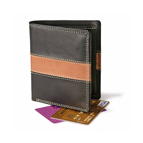 Portefeuille cuir anti-RFID