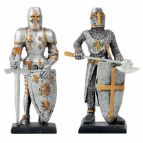 Les deux chevaliers en armure