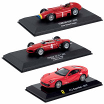Les trois Ferrari formule 1