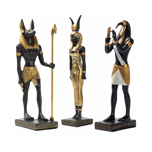 Les trois divinités égyptiennes