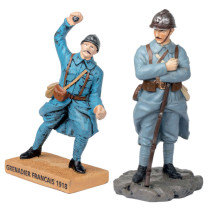 Les deux soldats français 1918