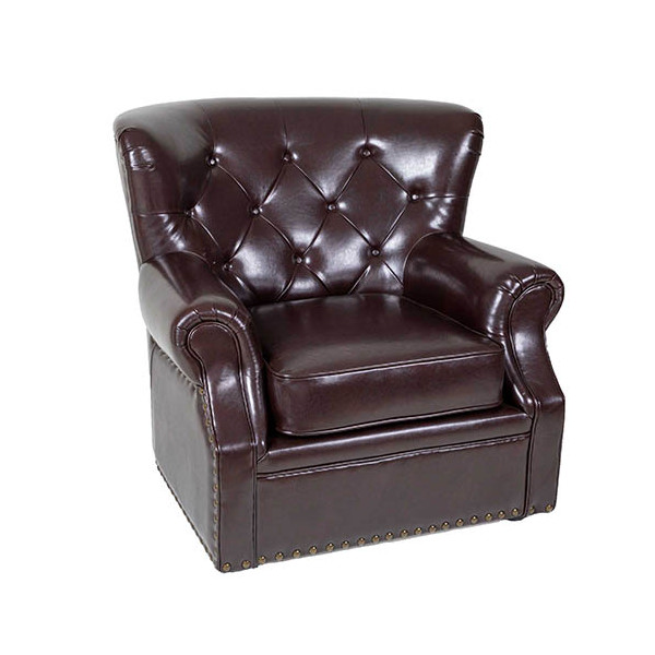 Fauteuil cuir "Chesterfield"