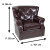 Fauteuil cuir "Chesterfield"