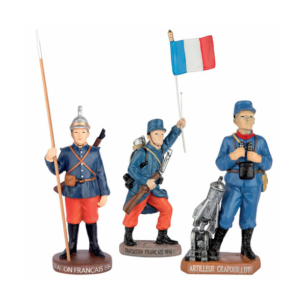 Les trois soldats français 1914-1918