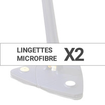 Lingettes microfibre - les 2