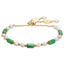 Le bracelet perles et jades