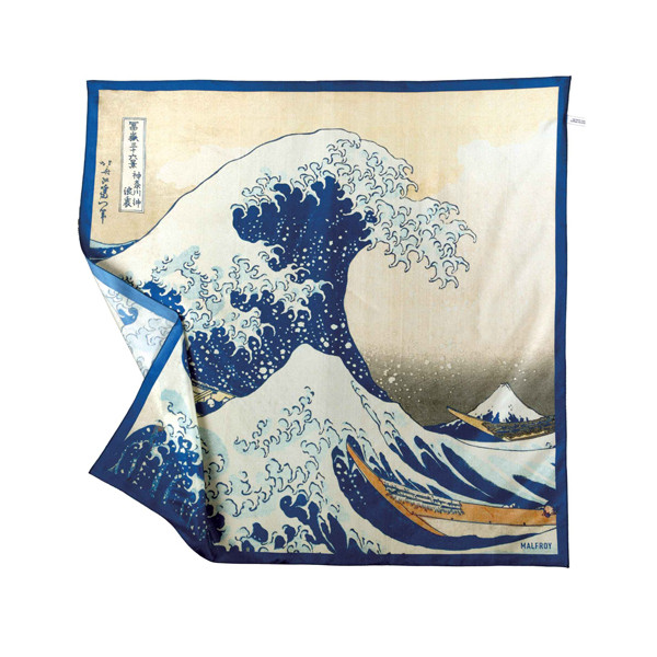 Le carré de soie Hokusai