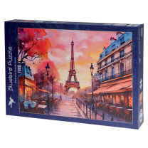 Le puzzle Coucher de soleil sur Paris