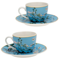Les deux tasses Amandier en fleurs de Van Gogh