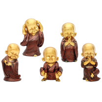 Le lot de 5 bouddhas