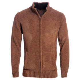 Gilet maille velours