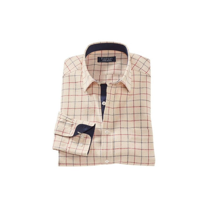 Chemise flanelle fashion Grands carreaux