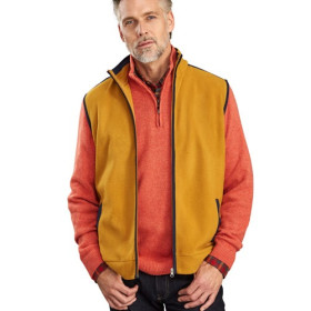 Bodywarmer Polaire, Tour de poitrine : M (96/100), Couleur : Ocre, par l’Homme Moderne.