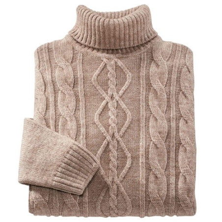 Pull torsades laine & alpaga