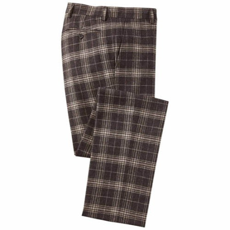Pantalon laine carreaux