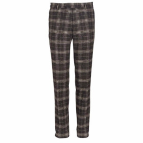 Pantalon laine carreaux, Taille : 44, Couleur : Brun, par l’Homme Moderne.
