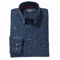 Chemise velours imprimé