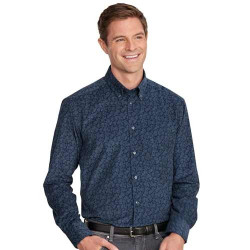 Chemise velours imprimé