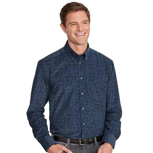 Chemise velours imprimé