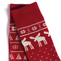 Chaussettes De Noël Caribous & Flocons