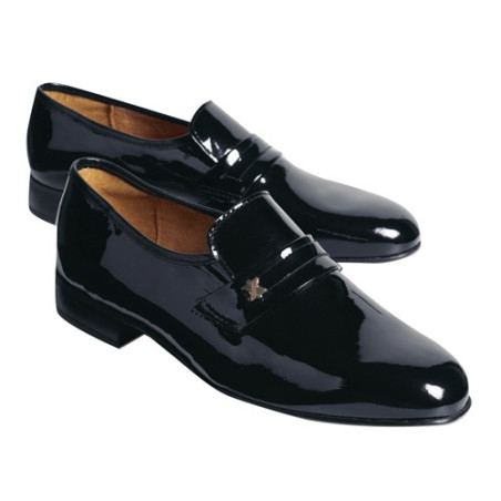 Mocassins en cuir verni