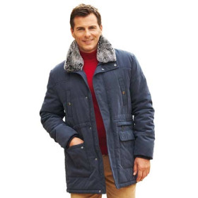 Doudoune Micromoss, Tour de poitrine : XL (112/116), Couleur : Bleu, par l’Homme Moderne.