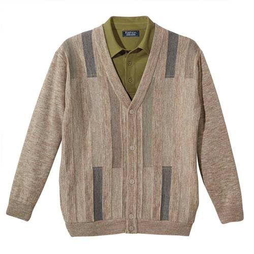 Gilet jacquard gentleman