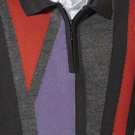 Pull-polo jacquard Graphic