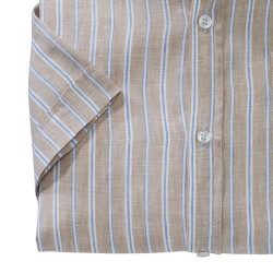 Chemisette Rayée Lin