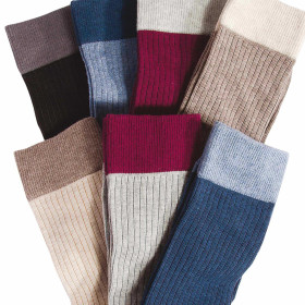 Chaussettes Coton Peigné - les 7