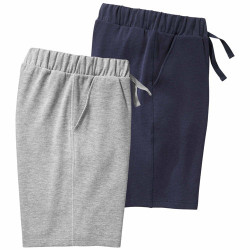 Les 2 Shorts Maille Confort