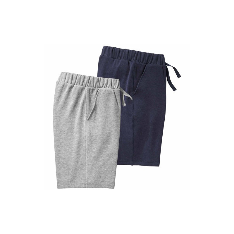 Les 2 Shorts Maille Confort