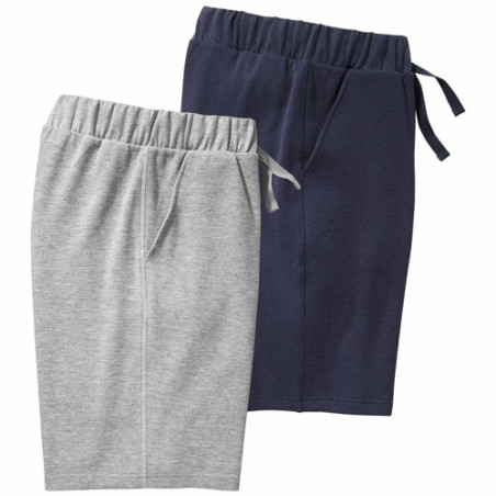 Les 2 Shorts Maille Confort