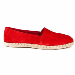 Espadrilles Cuir Velour