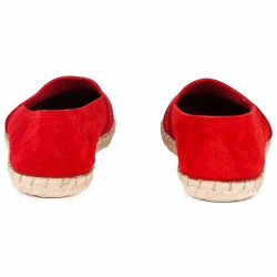 Espadrilles Cuir Velour