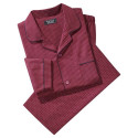 Pyjama Imprimé Bordeaux