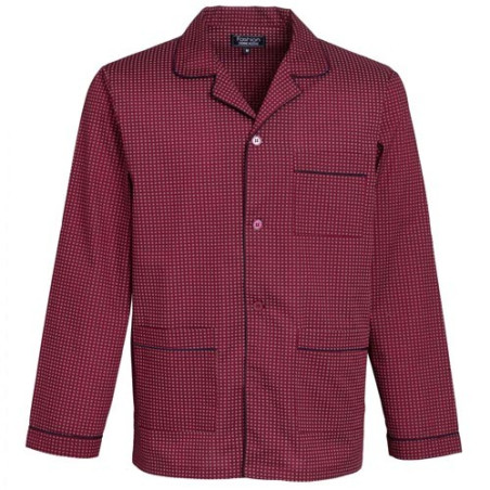 Pyjama Imprimé Bordeaux