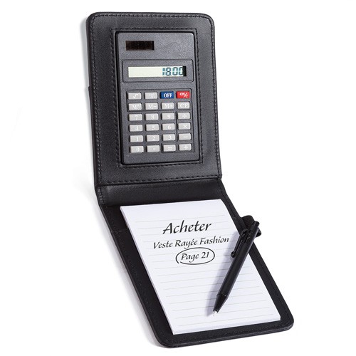 EN CADEAU : Le bloc -notes calculatrice