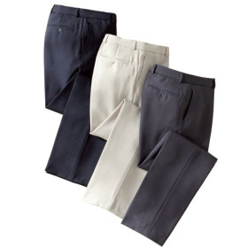 Pantalons extensibles  infroissables - les 3, Taille : 58, par l’Homme Moderne.