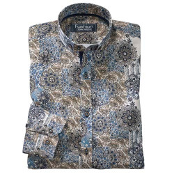 Chemise bleu cachemire